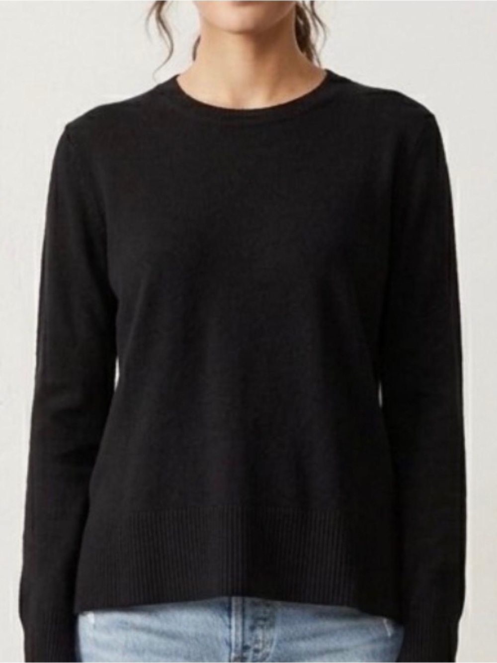 Zara Black Crewneck Sweater